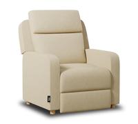 Nalui - Sillón Relax Reclinable One Fabric (77x87x95cm) con Apertura Push Manual y Estructura Reforzada. Sillón para el Salón Tapizado en Tela con Reclinación 160º Beig