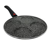 NAMAI - Sartén para panqueques antiadherente, para huevos, mango extraíble, aluminio fundido, 23 cm de diámetro