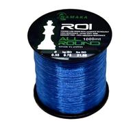 Namaka® ROI Línea de Revestimiento de Fluorocarbono All Round MT 1000 Diámetro 0,20 a 0,80 (Diámetro 0,25 mm - 5,3 kg - 1000 m, Monofilamento ROI Azul)