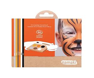 NAMAKI Set de maquillaje de 6 colores, animales salvajes, cosmética natural certificada