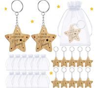 Namalu 12 llaveros de estrella para dejar la escuela, regalos clase de 2026, símbolo de estrella de fin de curso, regalo de profesor a alumno, regalo de graduación para niños, clase de premio