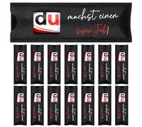 Namalu 15 Piezas Regalo para Empleados Fieltro para Cubrir la Barra de Chocolate Embalaje de Regalo Compatible con Duplo Gracias Regalo del Equipo Regalo de Renuncia, sin Chocolate(Negro)