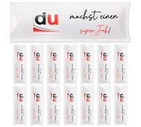 Namalu 15 Piezas Regalo para Empleados Fieltro para Cubrir la Barra de Chocolate Embalaje de Regalo Compatible con Duplo Gracias Regalo del Equipo Regalo de Renuncia, sin Chocolate(Blanco)