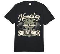 Namastay en el Estante de Sentadillas Gimnasio Yoga Divertido Comfort Colors Adult Heavyweight T-Shirt