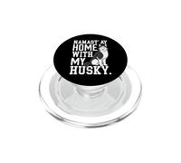 Namastay Home with My Husky PopSockets PopGrip para MagSafe