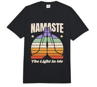 Namaste La Luz En Mí Retro Yoga Meditación Comfort Colors Adult Heavyweight T-Shirt