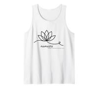 Namaste Lotus Flower Yoga Design - Meditación Mindfulness Camiseta sin Mangas