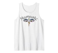 Namaste Ojos de Buda Camiseta sin Mangas