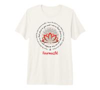 Namaste We Are One Mandala Meditating Yoga Mantra Camiseta Premium