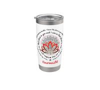 NAMASTE WE ARE ONE Mandala Meditating Yoga Mantra Vaso térmico de acero inoxidable de doble pared