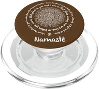 Namaste We Are One Meditación Yoga Refranes PopSockets PopGrip para MagSafe