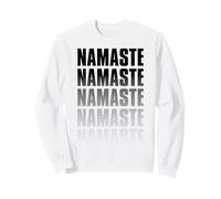 Namaste Yoga Lover Zen Meditación Meditación Medio Tono Fade Gráfico Sudadera