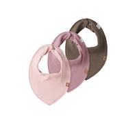 Rosado Paquete De 3 Unidades Babero Bufanda