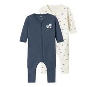 Name it baby Nbmnightsuit 2P Zip Ff Jet Tractor Noos, Jet Stream, 56