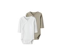 NAME IT Body para bebé, paquete de 2 NBNBODY beige | 50