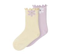 NAME IT Calcetines 'NMFDORITTI' amarillo claro / lavanda / blanco 31-33 amarillo claro / lavanda / blanco