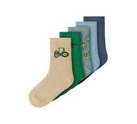 NAME IT Calcetines 'NMMVagn' beige / ópalo / azul claro / esmeralda / menta 31-33 EUR