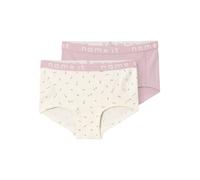 Bestseller A/S NKFHIPSTER 2P Buttercream Floral Noos Braguita, 122/128 para Niñas