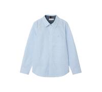 NAME IT Nkmnewsa LS Shirt Noos Camisa, Campanula/Rayas: Blanco Brillante, 134-140 cm para Niños