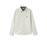 Blanco De Algodón Camisa