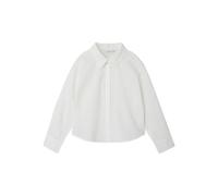 NAME IT Camisa para niña de Corte Holgado, Blanco Brillante, 122
