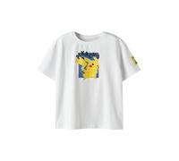 NAME IT Nkmjeb Pokemon SS Nreg Top Box Noos Sky, Color Blanco, 122/128 cm para Niños