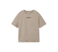 NAME IT Camiseta 'Brody' beige oscuro / negro 146-152 beige oscuro / negro