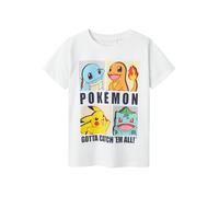 NAME IT Camiseta 'Dazz Pokemon' mezcla de colores / blanco 122-128 mezcla de colores / blanco
