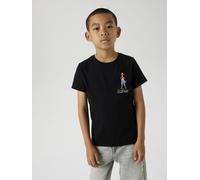 Name It Camiseta de manga corta, estampado de One Piece. Talla 132/138 cm (9/10 años). Color Negro