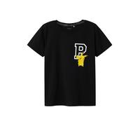 NAME IT Camiseta 'Dex Pokemon' amarillo / rojo / negro / blanco 158-164 amarillo / rojo / negro / blanco