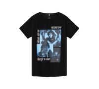 NAME IT Camiseta 'Jax Wednesday' azul / negro / blanco, Talla 158-164