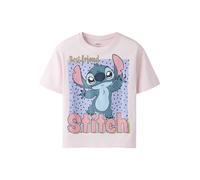 NAME IT Camiseta 'NKFADARA STITCH' azul claro / oro / rosa / rosé 158-164 EUR