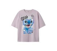 NAME IT Camiseta 'NKFDIRI STITCH' azul oscuro / azul claro / malva / negro, Talla 146-152