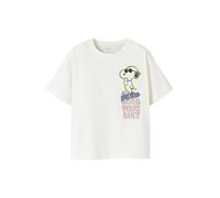 NAME IT Camiseta 'NKFDylana Snoopy' ópalo / altrosa / negro / blanco 116 ópalo / altrosa / negro / blanco