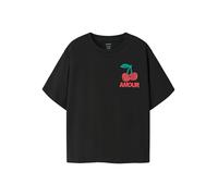 NAME IT Camiseta 'NKFLEAIH' jade / rojo / negro 146-152 EUR
