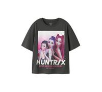 NAME IT Camiseta 'NKFMaja Kpop' lila / rosa claro / negro / offwhite 134-140 lila / rosa claro / negro / offwhite