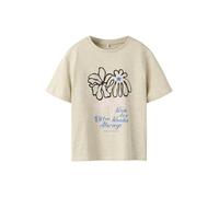 NAME IT Camiseta 'NKFNoella' ecru / azul oscuro / rosa / negro 146-152 EUR
