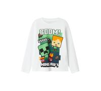 NAME IT Camiseta 'NKMac Minecraft' verde / naranja / negro / blanco 158-164 verde / naranja / negro / blanco