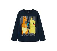NAME IT Camiseta 'NKMAmas Pokemon' navy / amarillo / naranja / blanco 158-164 navy / amarillo / naranja / blanco