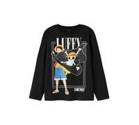 NAME IT Camiseta 'NKMark One Piece' amarillo / amarillo claro / negro / blanco 146-152 amarillo / amarillo claro / negro / blanco