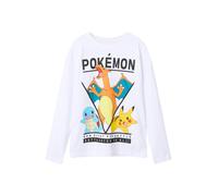 Nkmast Pokemon LS Nreg Top Box Noos Sky, Blanco Brillante, 146-152