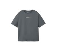 NAME IT Camiseta 'NKMBrody' gris oscuro / blanco 122-128 gris oscuro / blanco