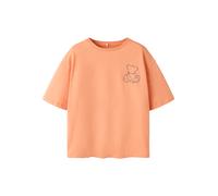 NAME IT Camiseta 'NKMByne' crema / azul noche / albaricique 158-164 crema / azul noche / albaricique