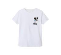 NAME IT Camiseta 'NKMDio'' azul real / amarillo limón / negro / blanco 170-176 azul real / amarillo limón / negro / blanco