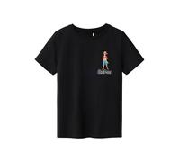 NAME IT Camiseta 'NKMDio' piel / rojo sangre / negro / blanco, Talla 158-164