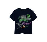 NAME IT Camiseta 'NKMJahi Minecraft' marino / gris / verde / blanco 158-164 EUR
