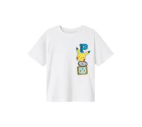 NAME IT Camiseta 'NKMJeno Pokemon' azul / amarillo / verde / blanco 134-140 azul / amarillo / verde / blanco