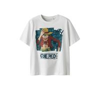 NAME IT Camiseta 'NKMJob' azafrán / petróleo / rojo carmesí / blanco 146-152 EUR