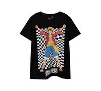 NAME IT Camiseta 'NKMJob' azul / rojo / negro / blanco 116 azul / rojo / negro / blanco