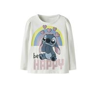 NAME IT Camiseta 'NMFDiana Stitch' ópalo / azul real / negro / blanco 122-128 EUR